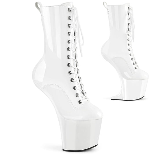 CRAZE-1040 White Patent/White Pleaser US Size (Women's): 6