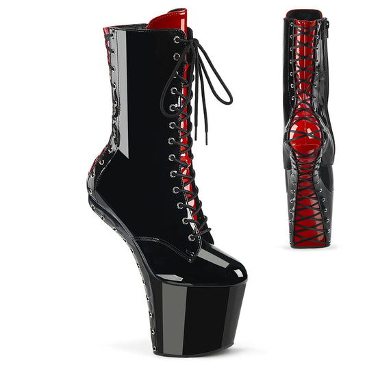 CRAZE-1040FH Black-Red Patent/Black Red Pleaser US Size (Women's): 6