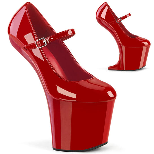 CRAZE-880 Red Patent/Red Pleaser US Size (Women's): 6