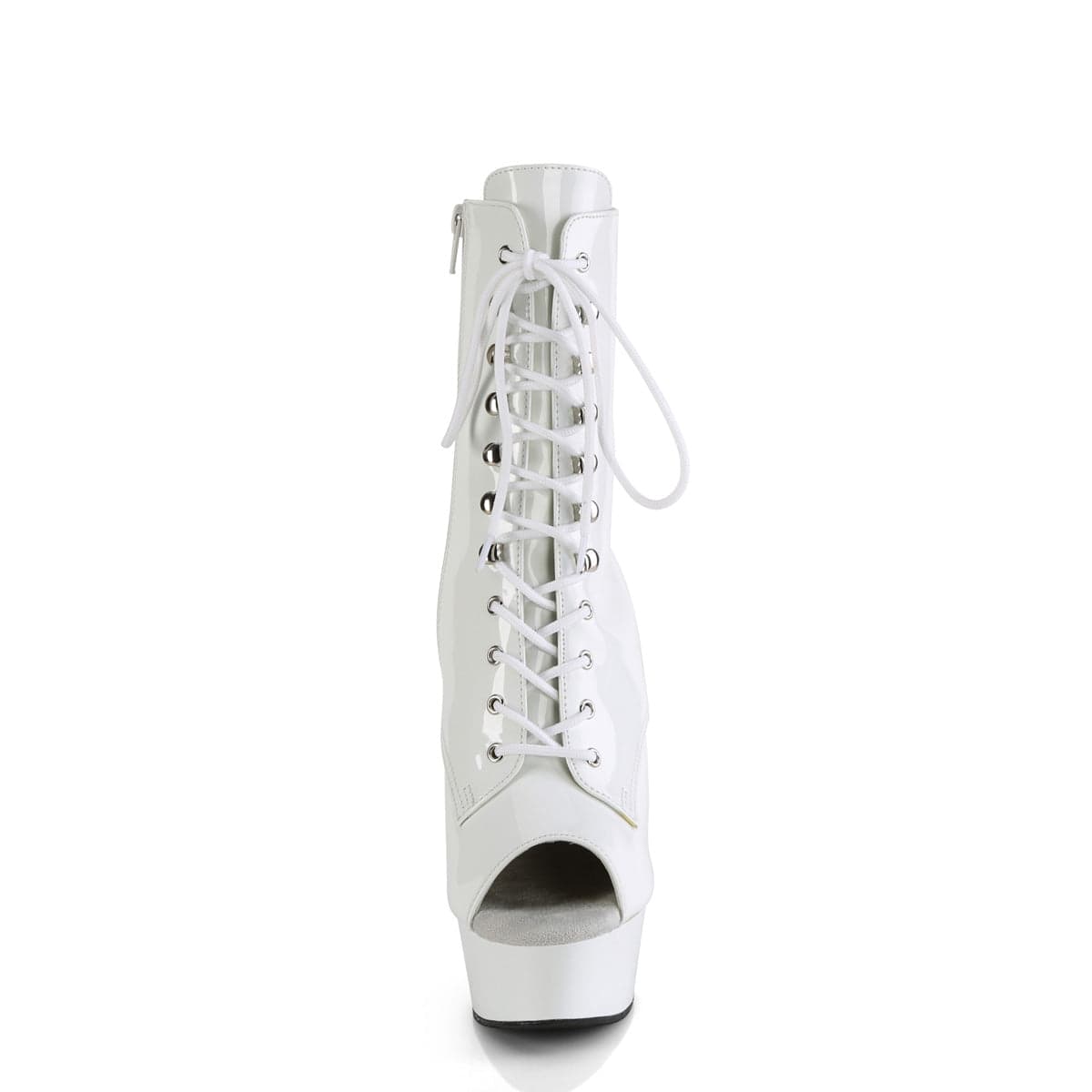 DELIGHT-1021 White Patent/White Pleaser US Size (Women's): 5