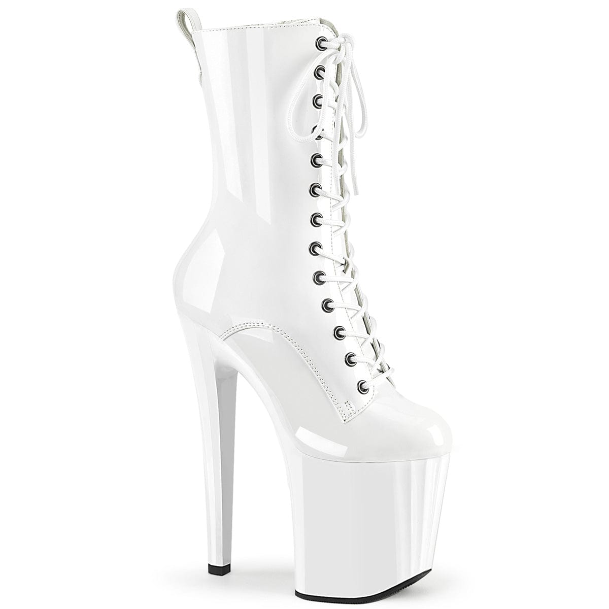 ENCHANT-1040 White Patent/White Pleaser US Size (Women's): 5