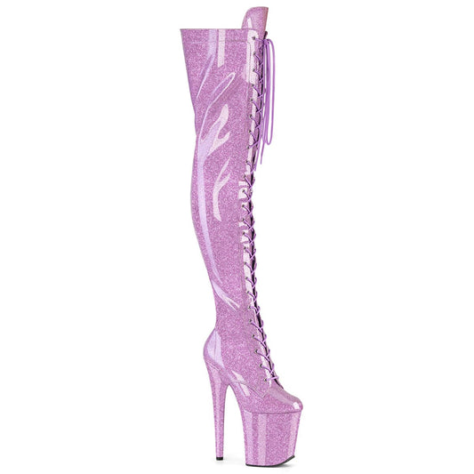 FLAMINGO-3020GP Lilac Glitter Patent/M Pleaser US Size (Women's): 5