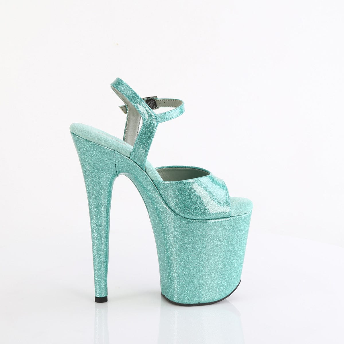 FLAMINGO-809GP Aqua Glitter Patent/M Pleaser US Size (Women's): 5