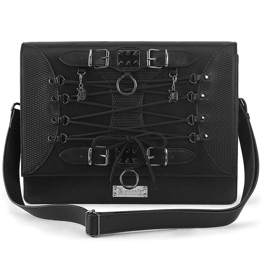 HB-661 Black Vegan Leather Demonia US Size (Women's): ONE SIZE