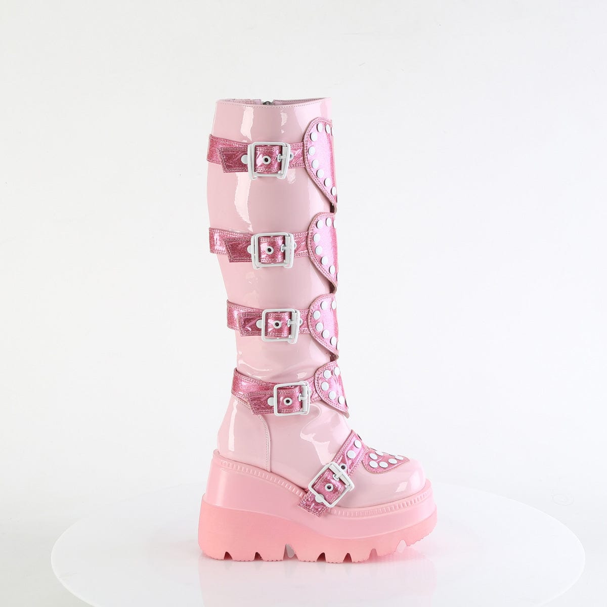 SHAKER-210 Baby Pink Patent Demonia US Size (Women's): 6