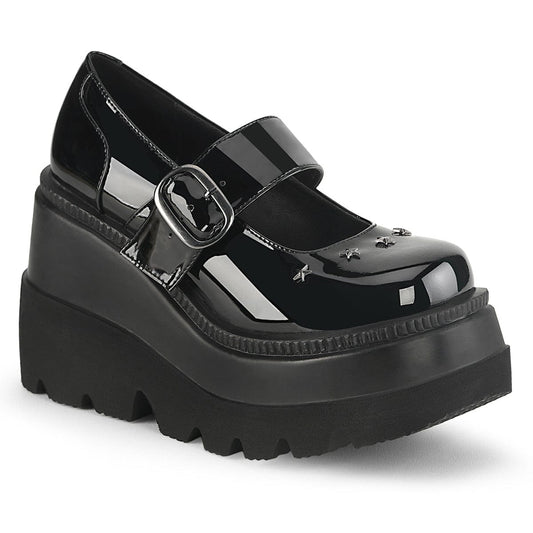 SHAKER-23 Black Patent Demonia US Size (Women's): 6