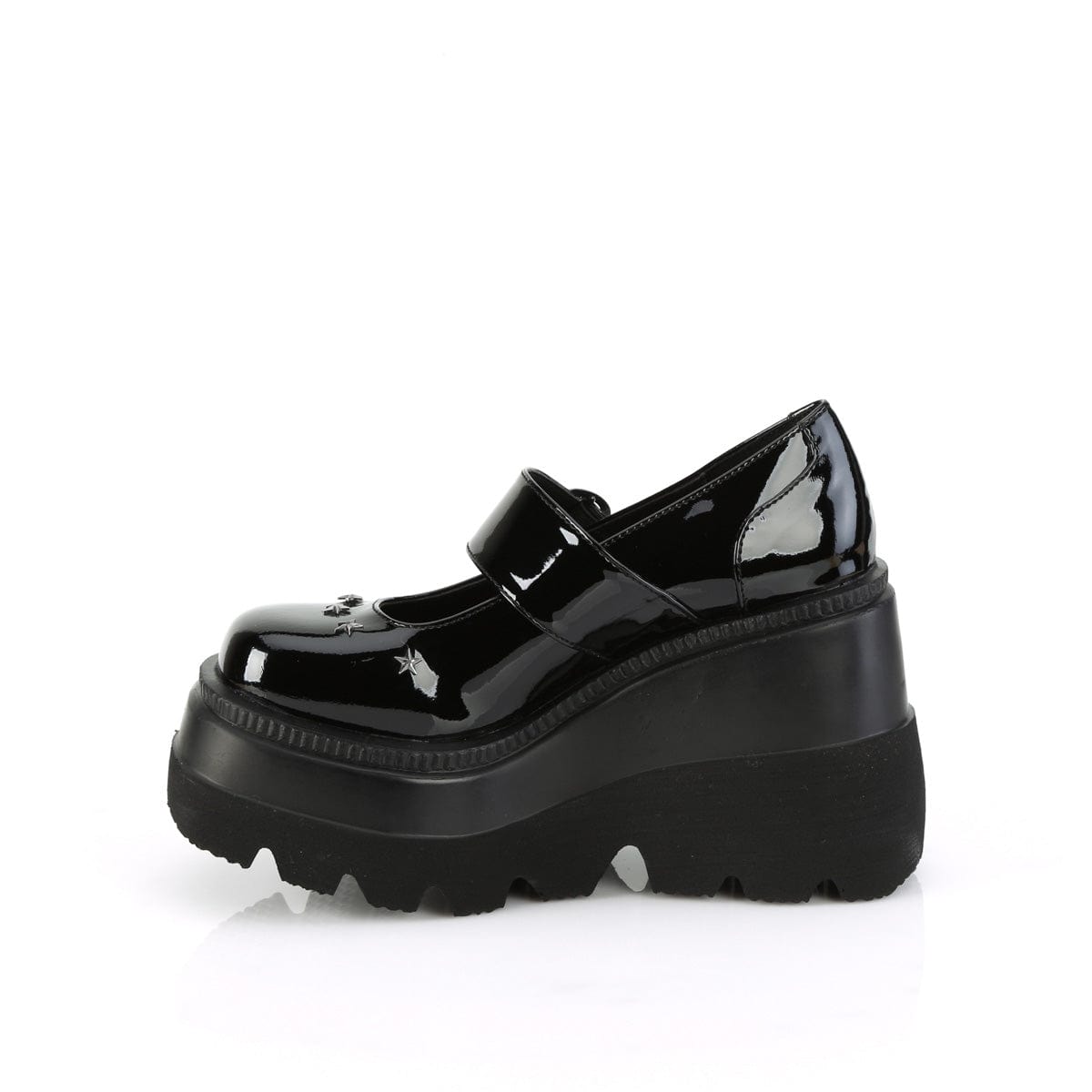 SHAKER-23 Black Patent Demonia US Size (Women's): 6