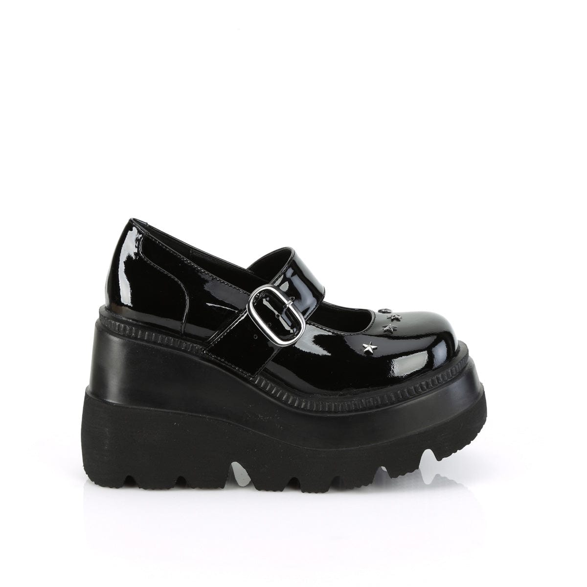 SHAKER-23 Black Patent Demonia US Size (Women's): 6