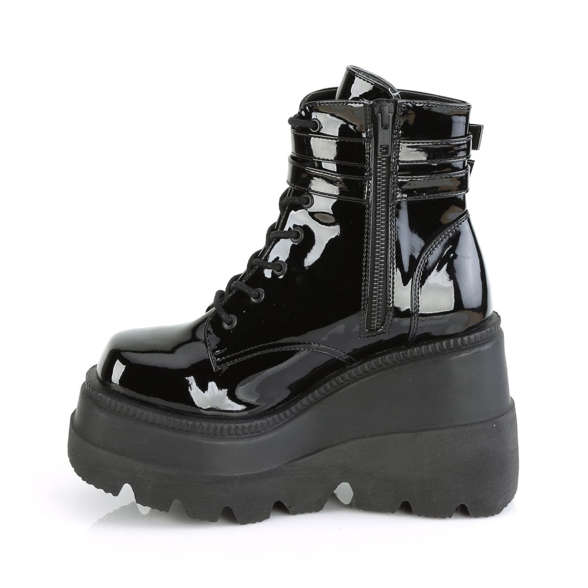 SHAKER-52 Black Patent Demonia US Size (Women's): 5