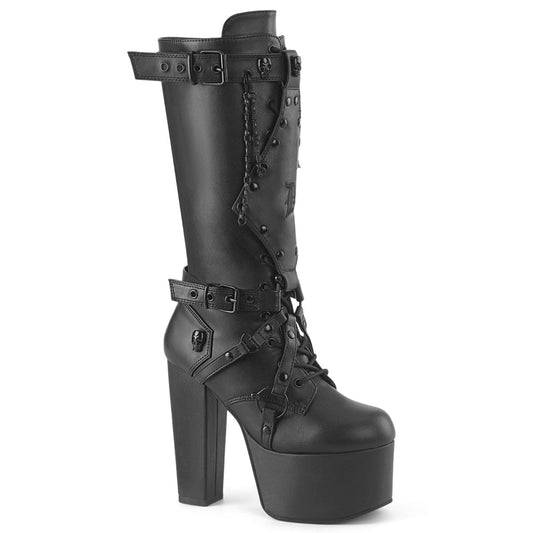 TORMENT-218 Black Vegan Leather Demonia US Size (Women's): 6