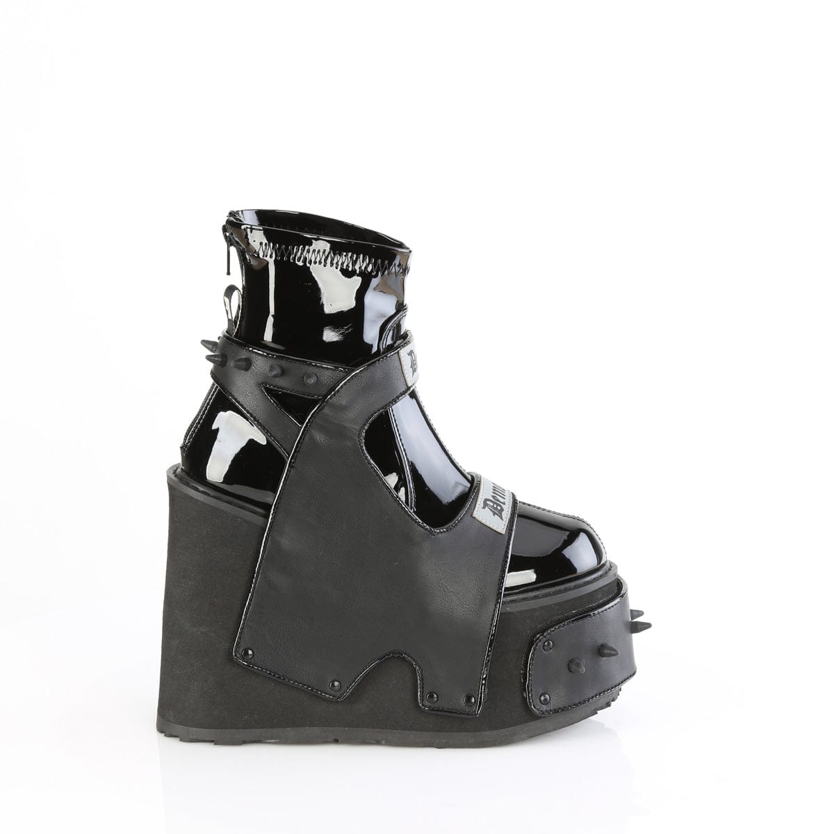 TRANSFORMER-808 Black Vegan Leather Demonia US Size (Women's): 6